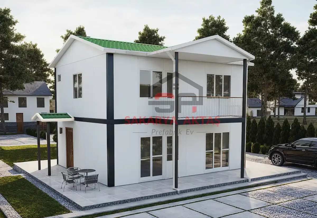 3+1 çift katlı prefabrik ev 114 m² — Sakarya