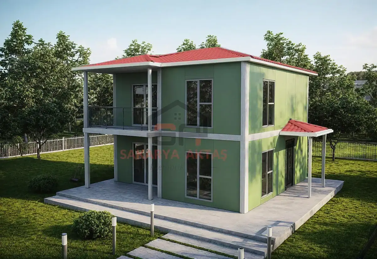 3+1 çift katlı prefabrik ev 118 m² — Afyonkarahisar