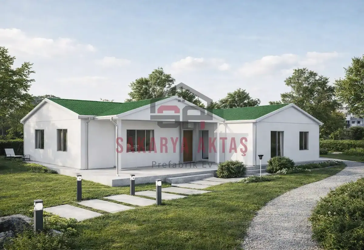 3+1 Tek Katlı Prefabrik Ev 123 m²
