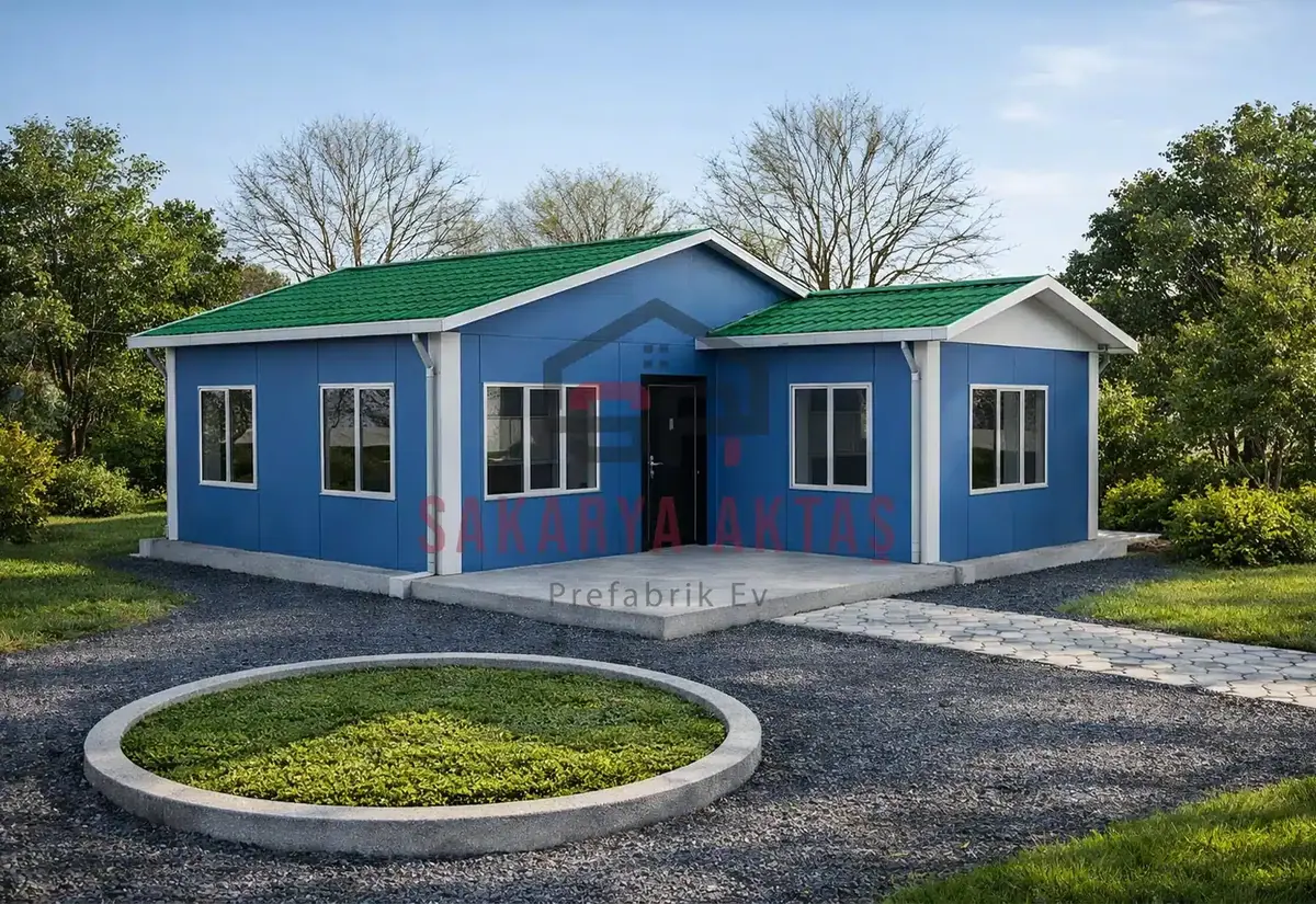 2+1 Tek Katlı Prefabrik Ev 49 m²