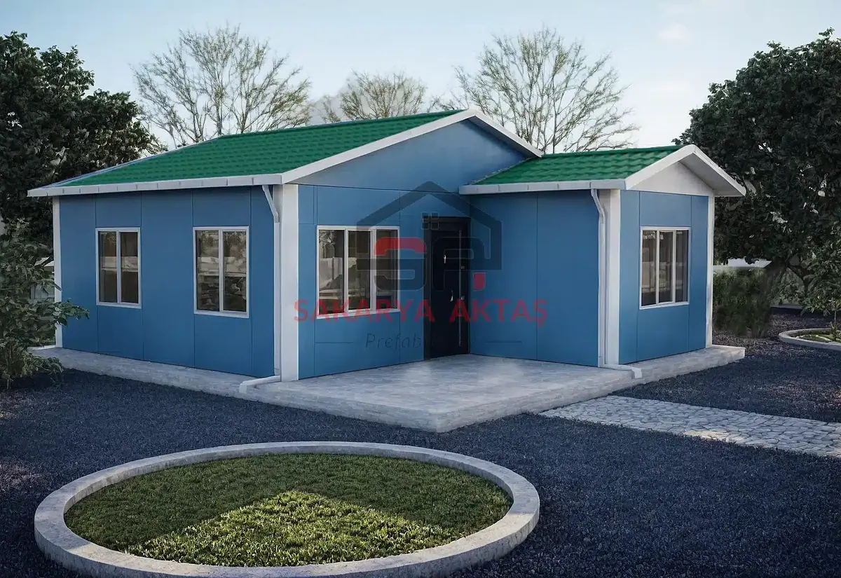 2+1 tek katlı prefabrik ev 49 m² — Sakarya
