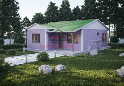 2+1 tek katlı prefabrik ev 68 m² — Karabük