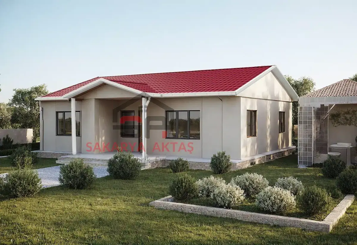 3+1 tek katlı prefabrik ev 95 m² — Afyonkarahisar
